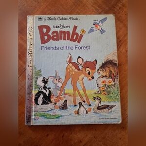 Bambi Friends Of The Forest 1975 Used* Little Golden Books
